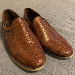 Mens Leather Huarache Shoes
